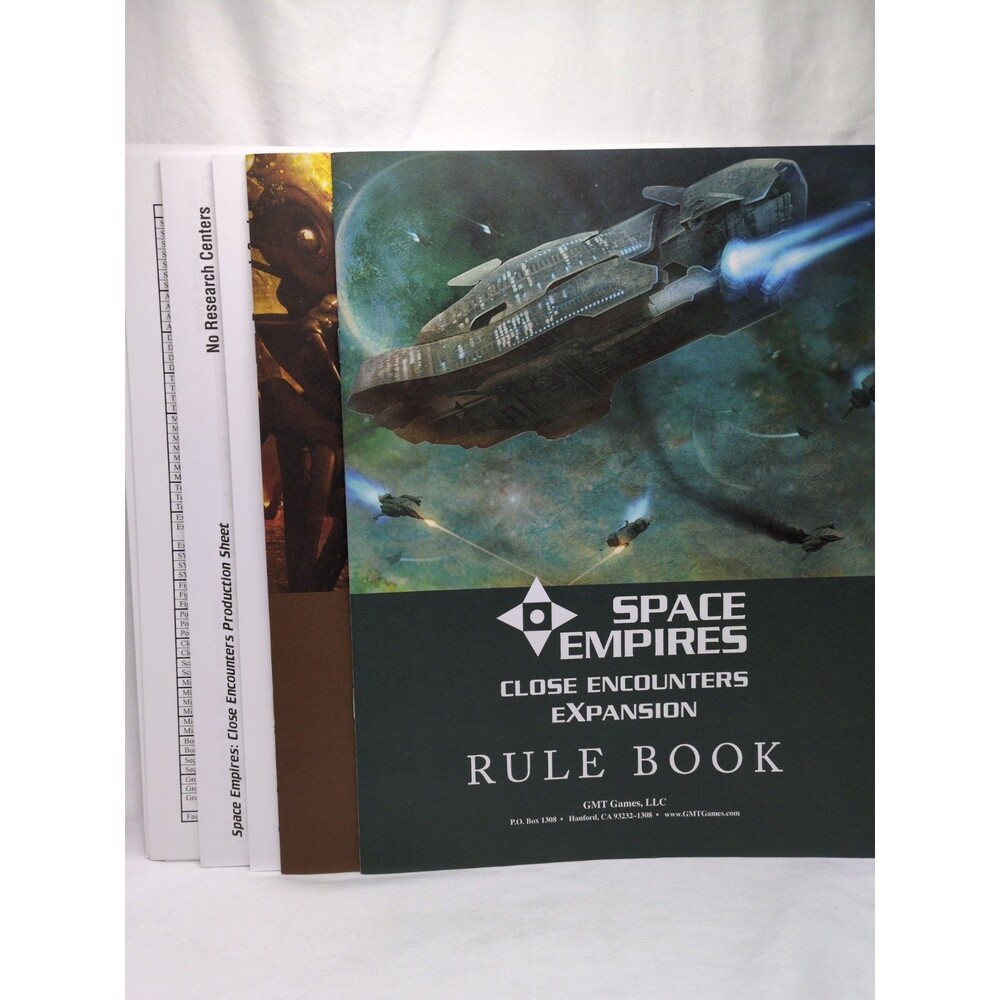 *Incomplete* Space Empires Close Encounters GMT Games Rules/Sheets